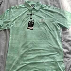 Men's Green Golf Shirt